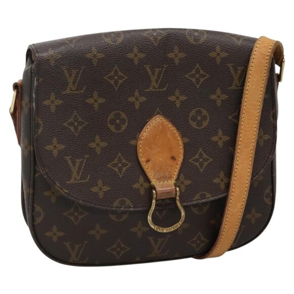 LOUIS VUITTON Monogram Saint Cloud GM Shoulder Bag LV Auth - Picture 1 of 16